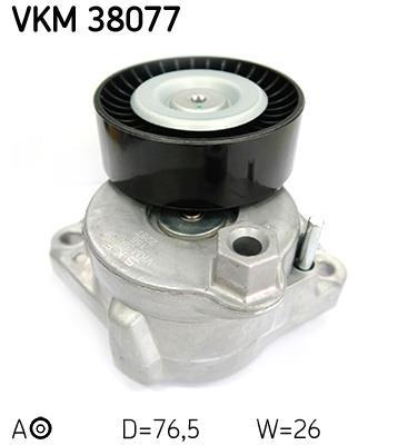 Galet tendeur de courroie d'accessoire SKF ref. VKM 38077